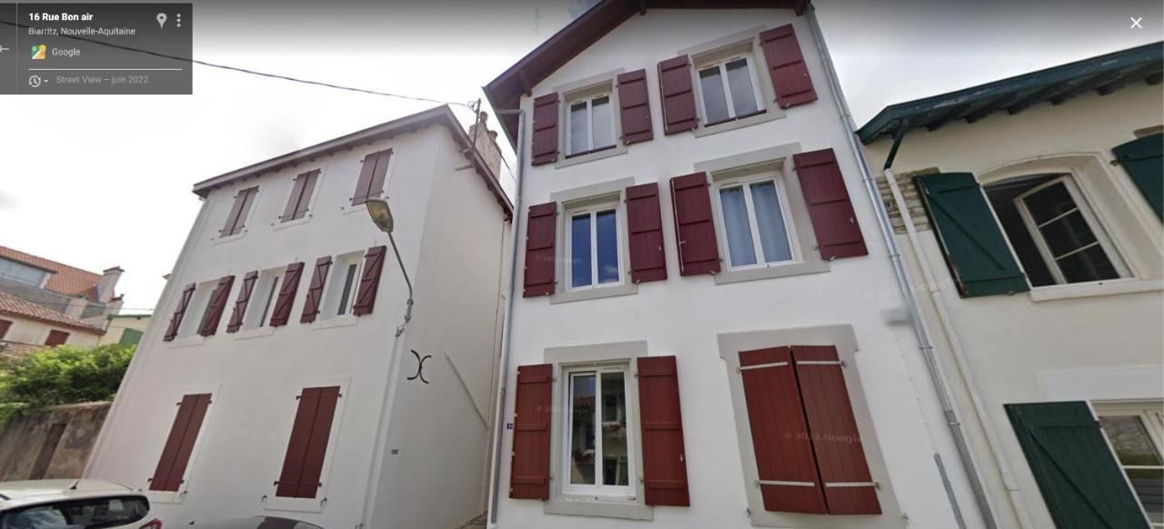 Biarritz Centre, Pres Avenue De Verdun, Cosy Apt 2 Pieces , Salon , Chambre Separe, Rue Tres Calme A 10 Minutes A Pied De La Grande Plage 外观 照片